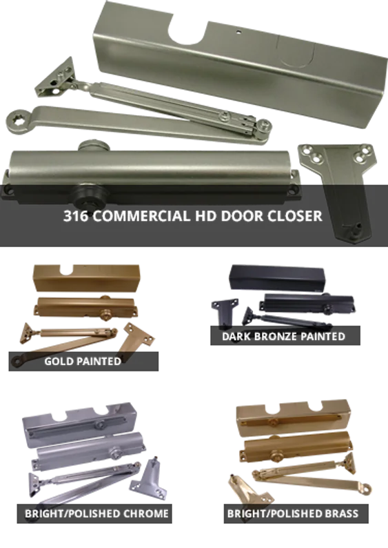 Commercial door closer